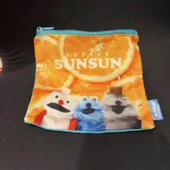 【新品・未使用品】パペットスンスン　スクエアポーチA カプセルトイ　ガチャガチャ