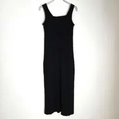 ⭐️美品⭐️ジーユー ワンピース リブニット マキシ丈 ノースリーブ Iライン