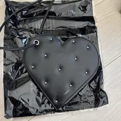 VASIC ハート型ショルダーバッグ ブラックのサムネイル