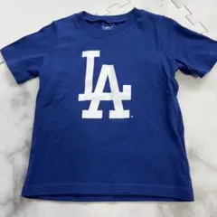 ＊新品未使用タグ付き ドジャースLAロゴ Tシャツ 青 3T 100＊