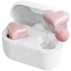ハート イヤホン ハート型 ワイヤレス Bluetooth 5.3 ピンク