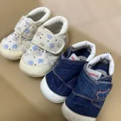 ミキハウス ベビーシューズ デニム