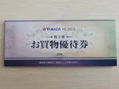 ヤマダホールディングス(YAMADA HLDGS.) お買物優待券 50枚