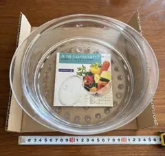 未使用フランス製リュミナルクガラス製蒸し器2段、説明書レシピ付 リュミナルク Luminarc ガラス製2段蒸し器 ヴィトロフラム｜Yahoo
