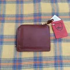 栃木レザー コインケース 本革 新品 未使用 タグ付き 茶 財布