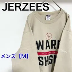 YBL6【US輸入】ジャージーズ　スウェット【メンズM】長袖　ベージュのサムネイル