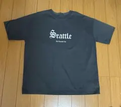 Seattle ロゴ 半袖Tシャツ チャコールグレー　niko and …