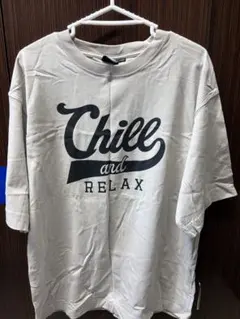 Chill and RELAX ロゴプリント Tシャツ