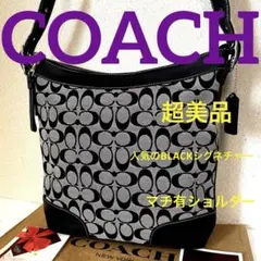 2026年最新】コーチシグネチャーショルダーバッグ黒の人気アイテム