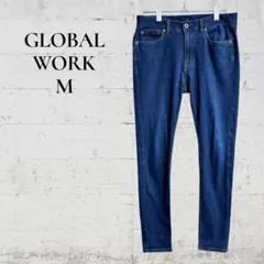 【GLOBAL WORK】【M】ストレッチデニム　スリム　柔らか　レディース