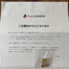 クラブJリーグオリジナルピンバッジ　当選