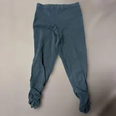 ユニクロ 裾クシュクシュ スパッツ 黒 110