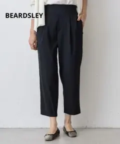 BEARDSLEY ビアズリー ストレッチ ストレートパンツ ブラックのサムネイル