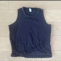 ルルレモン lululemon タンクトップ　 ダークグレー