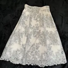美品✨PROPORTION BODY DRESSING フラワーレーススカート