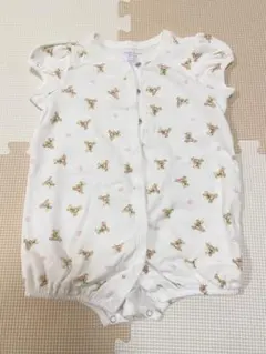 Ralph Lauren Poloクマ柄ホワイトロンパース　70センチ
