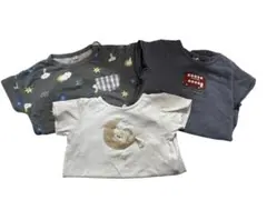 半袖ロンパース３着セット　cottoli くま刺繍