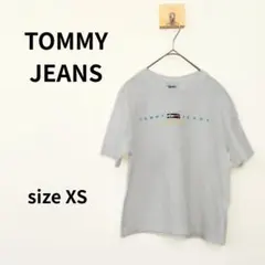 TOMMY JEANS　Tシャツ　XSサイズ　ロゴ刺繍　1826