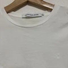 CALVIN KLEIN JEANS 白T 半袖Ｔシャツ