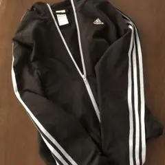 adidas ブラック ジャージ ジャケット Sサイズ