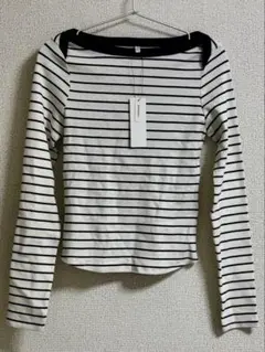 coca コカ ボーダー 長袖 Tシャツ ホワイト ブラックのサムネイル