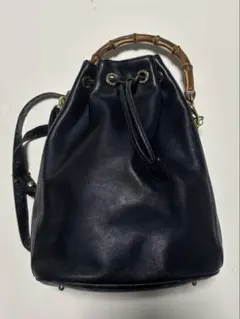 極 美品 GUCCI グッチ オールドグッチ ヴィンテージ バンブー レザー …