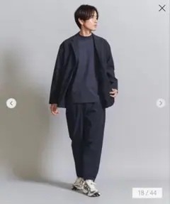 【美品】360°MASTER セットアップ/色:ネイビー、SIZE:M