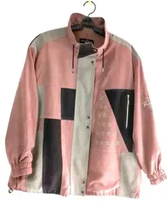 franca v. paoloni パッチワークジャケット サーモンピンク44