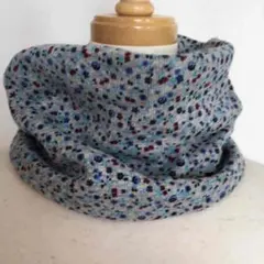 ネックウォーマー 小花柄