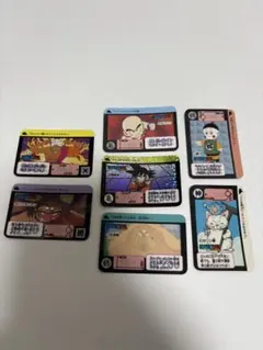 当時）ドラゴンボール ミニカードダスセット7枚ホロあり