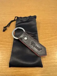 【ショパール】Chopard レザーキーホルダー ブラウン ミッレミリア※非売品