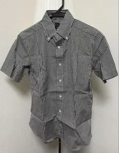 BEAMS F 半袖ギンガムシャツ XS チェック柄