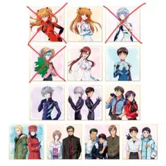 EVANGELION HEROINES　一番くじ　色紙　セミコンプ