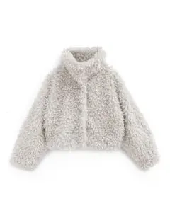 GRL 2Way襟プードルファーコート［ask79］　アイボリー