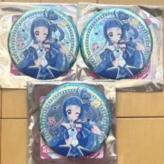 ブルジュラ限定　キミとアイドルプリキュアホログラム缶バッジ（キュアウインク）