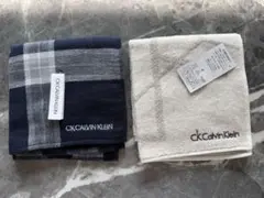 新品 CK Calvin Klein カルバンクライン タオルハンカチ　タグ付きのサムネイル