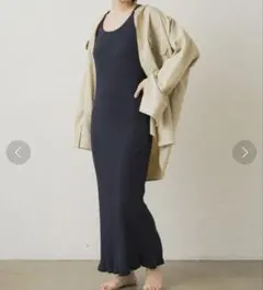 earthy アメスリカップ付きキャミワンピース