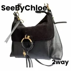 美品☆See By Chloé Joanna レザー ゴールド金具 鍵付のサムネイル