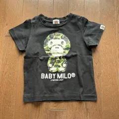 美品⭐️BAPE KIDS BABY MILO ロンパース ブラック80cm正規品 - メルカリ