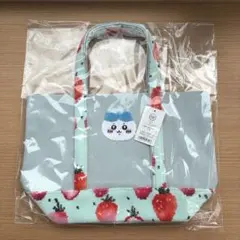 新品 未開封 フェイラーちいかわ ハチワレストロベリードット 刺繍トートバッグのサムネイル