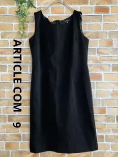 【ARTICLE COM】✳︎ノースリーブワンピ✳︎フォーマル✳︎シンプル✳︎9号✳︎