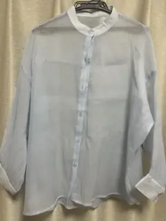 GRL ライトブルー 長袖シャツ