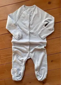 訳あり？9M70ラルフローレン足付きカバーオールベビーブルー