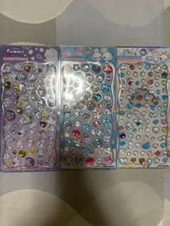 ぷくぷくあわわちゃん　 プチドロップステッカー ジュエルプチドロップシール