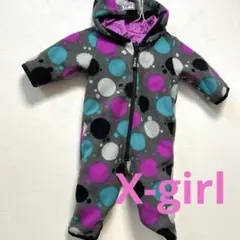 X-girl ベビーアウター　カバーオール　リバーシブル