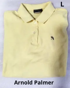 Arnold Palmer　アーノルドパーマー　ポロシャツ　半袖　イエロー　Lのサムネイル