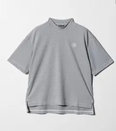 UNITED ARROWS GOLF マイクロボーダー モックネック シャツ Lのサムネイル