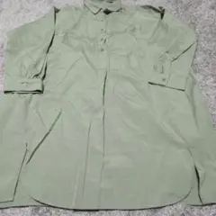 COCA オリーブグリーン 長袖シャツワンピ　one size 「17」