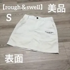 【美品✨】rough＆swell レディース　ゴルフウェア　スカート　ホワイト