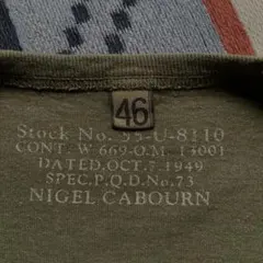 NIGEL CABOURN ナイジェルケーボン ベーシックTシャツのサムネイル